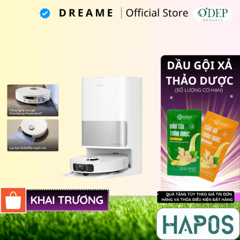 Robot lau sàn hút bụi tự làm sạch Dreame L10s Ultra Gen 2/ L10 Ultra / D20 Ultra/ L10s Ultra Gen 3 -
