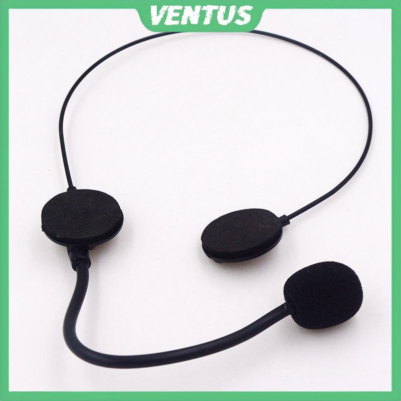 VENTUS Tai nghe micro giả có thể điều chỉnh cho trang phục Rostar Đồ dùng dự tiệc Halloween bền bỉ v