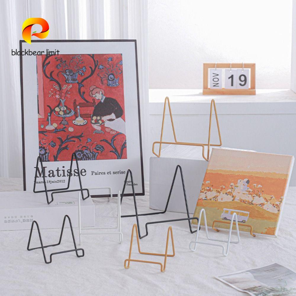 BLACKBEAR LIMIT Iron Magazine Rack, File Picture Book Storage Rack, INS Báo Bộ Sưu Tập Ảnh Hiển Thị 