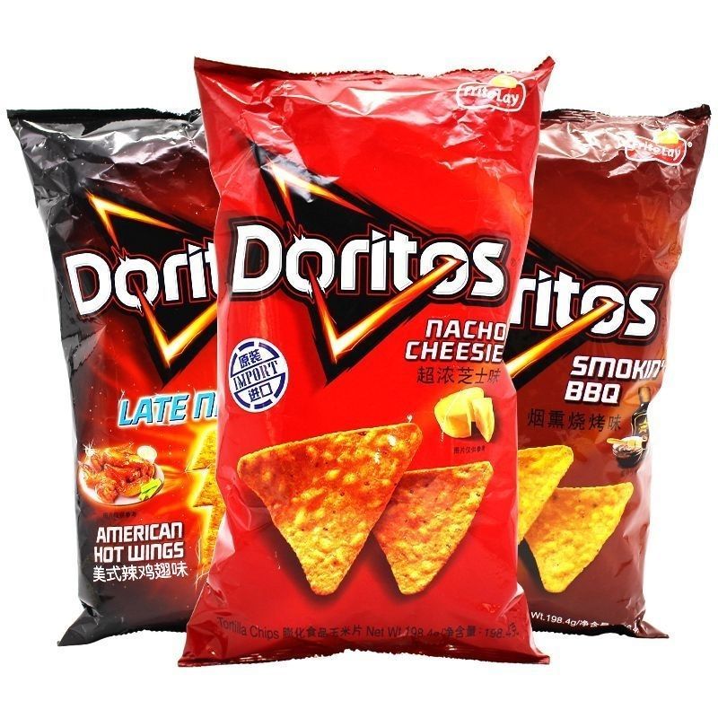 Nhập khẩu Đài Loan Doritos Doritos Phô mai siêu dày Khoai tây chiên 175g / 57g Khoai tây chiên Khoai