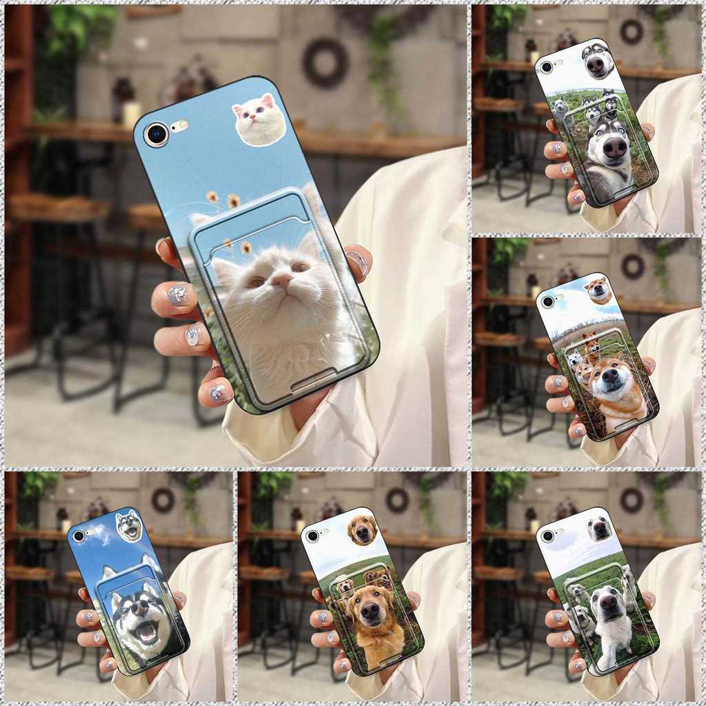 Hộp Đựng Thẻ Hoạt Hình Apple iphone 7 / 8 / SE 2020 / 2022 / SE2 / SE3 / ip7 / ip8 Vỏ Điện Thoại Thẻ