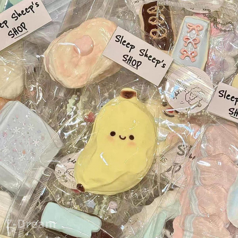 Đồ Chơi Giải Nén Pinch Vui Nhộn Mỡ Chuối Mô Phỏng Thực Phẩm Đồ Chơi Pinch Vui Nhộn squishy