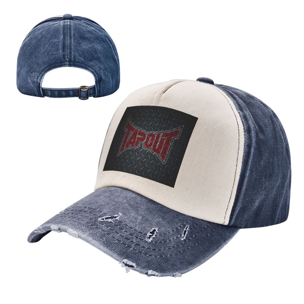 Mũ cao bồi Tapout 100% cotton, màu sắc tương phản, chống nắng, dễ điều chỉnh, phù hợp unisex