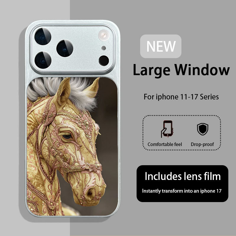 Ốp lưng iphone 17 16 15 14plus 13 12 11 pro max, mẫu cũ ngay lập tức biến thành iPhone 17, được tran