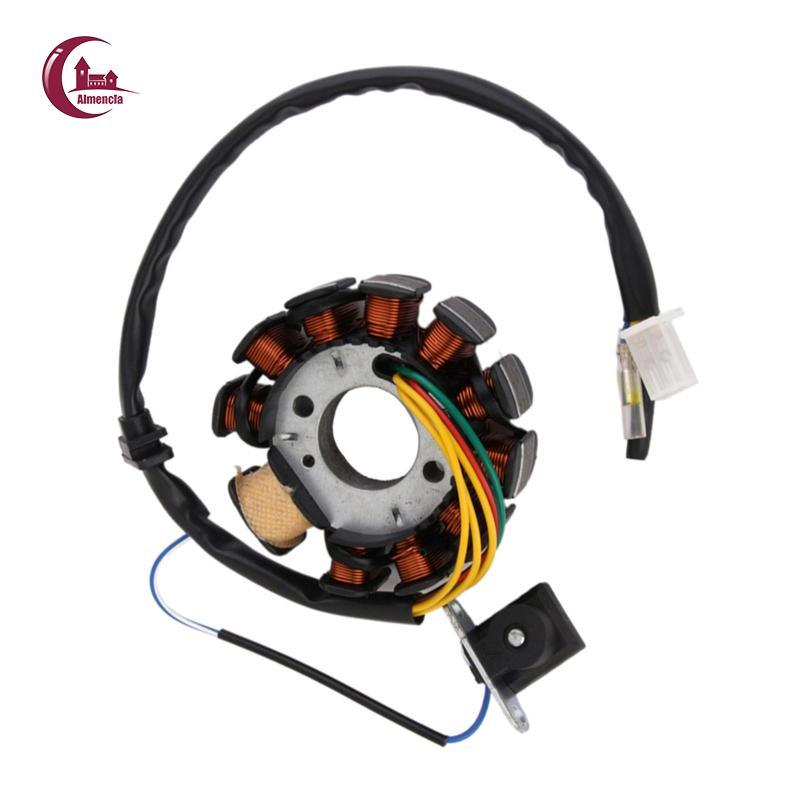 Động Cơ Xe Máy ATV Bụi Bẩn Xe Đạp Stator Magneto Cuộn Dây 11 Cực Cho Xe Honda GY6