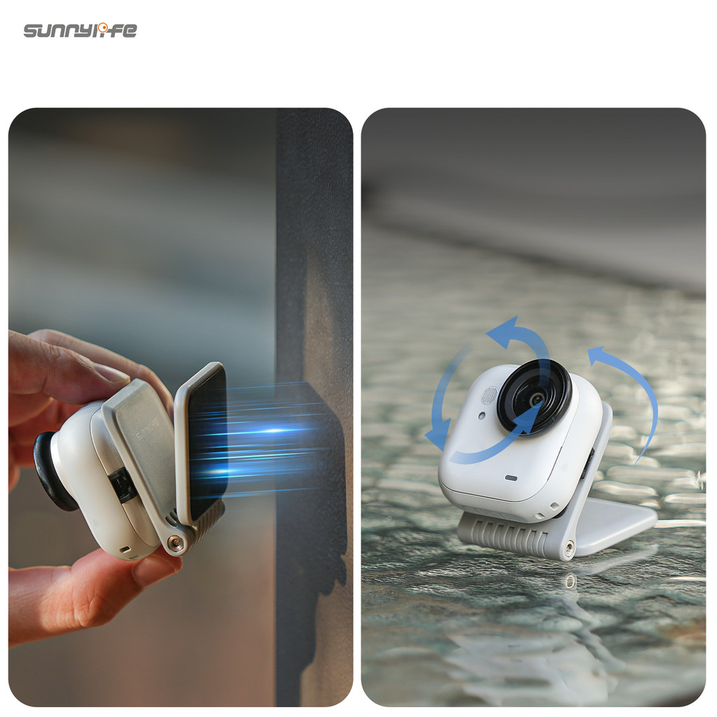 Thích hợp cho DJI NANO / Insta360 GO Ultra Universal Từ Đế Chân Đế Ngón Tay Cái Camera GO3 / 3S Đa N