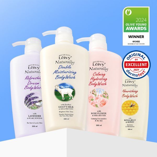 [Body Wash with a Residual Scent] Lavie Perfume Body Wash 500ml (Choose 1 of 4 flavors: Goat Milk/La