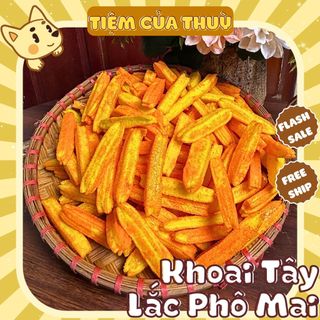 500G Snack Khoai Tây Chiên Lắc Phô Mai, Khoai Tây Phô Mai Thơm Ngon Đậm Vị, Tiệm Ăn Vặt Thuỳ Bùi