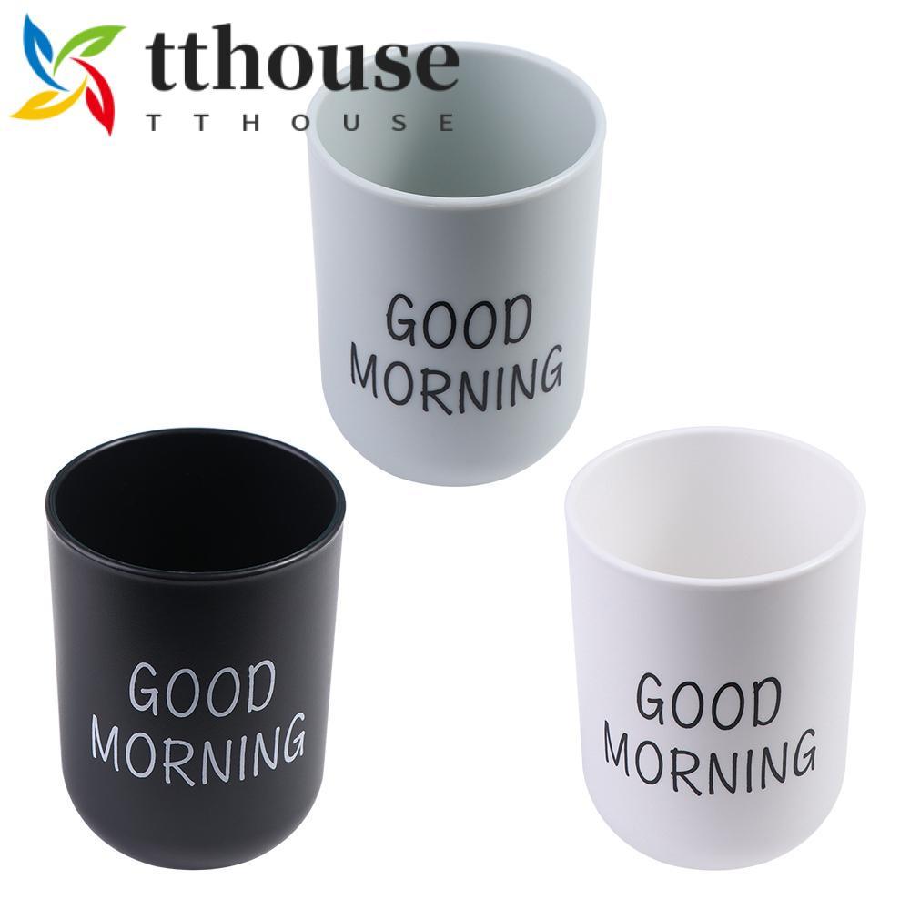 TTHOUSE Cốc Giặt Đồ Uống Cho Đồ Uống Nhựa Di Động Chịu Nhiệt Phong Cách Bắc Âu Khỏe Mạnh Cốc Nhà Bếp