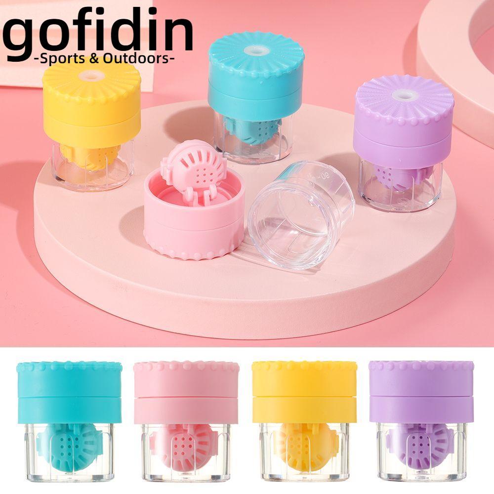 GOFIDIN Contact Lens Cleaner - Hộp đựng ống kính dễ xoay