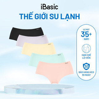  Combo 5 quần lót nữ su lưng cao không đường may không lộ viền iBasic V189 