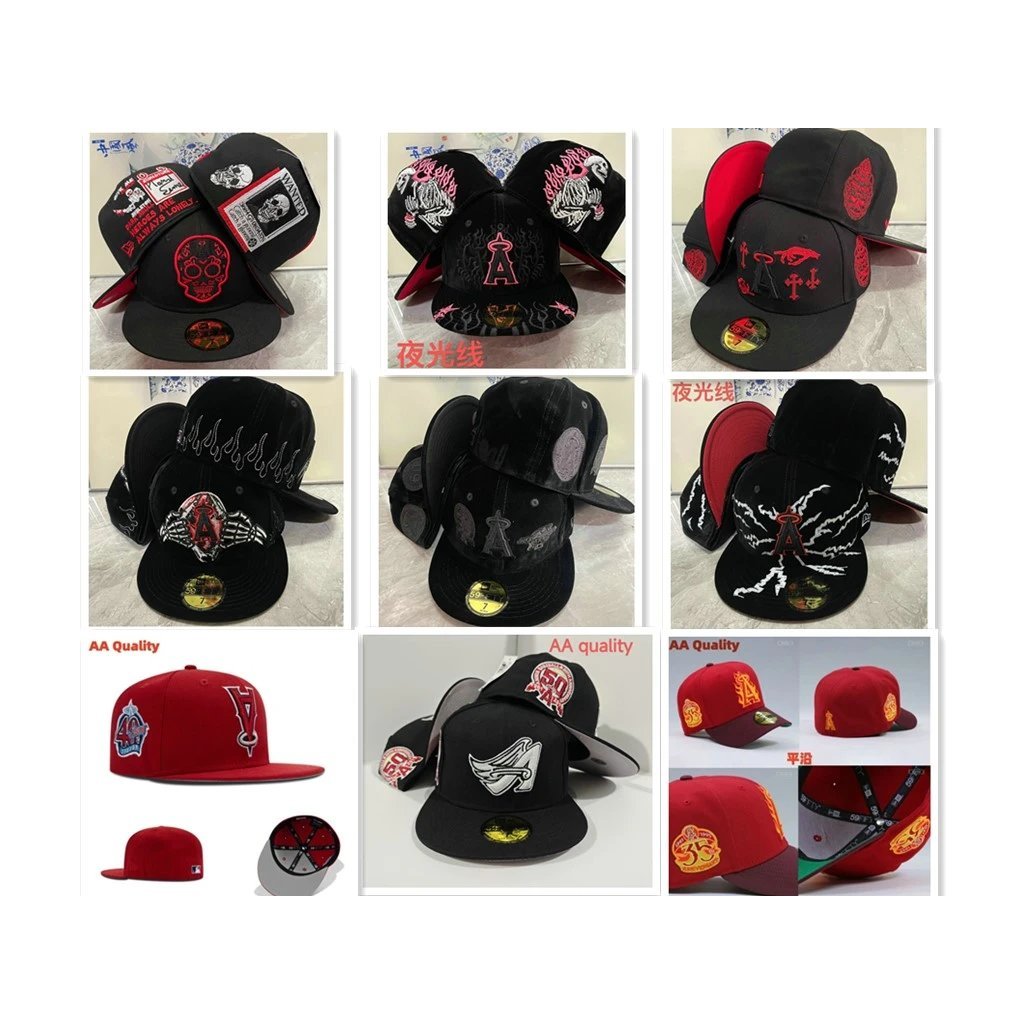 Mũ 59FIFTY LA Angels của Anaheim dạ quang, chống nắng cho nam và nữ