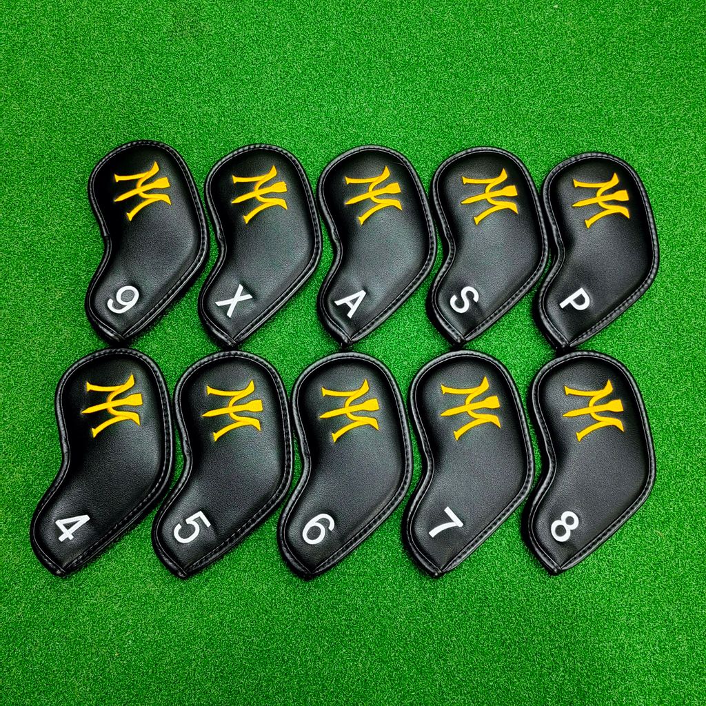 MU Golf Club Cover Iron Head Cover Iron Set Cap Cover Ball Head Cover Magnet Closing