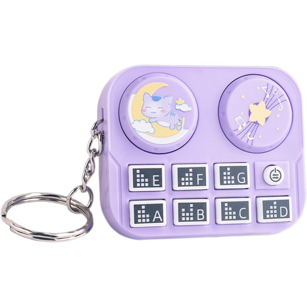 Móc khóa bảng DJ Mini, Móc khóa máy ghi âm DJ, Móc khóa ghi âm nhạc, cho ba lô, túi xách, ví, du lịc