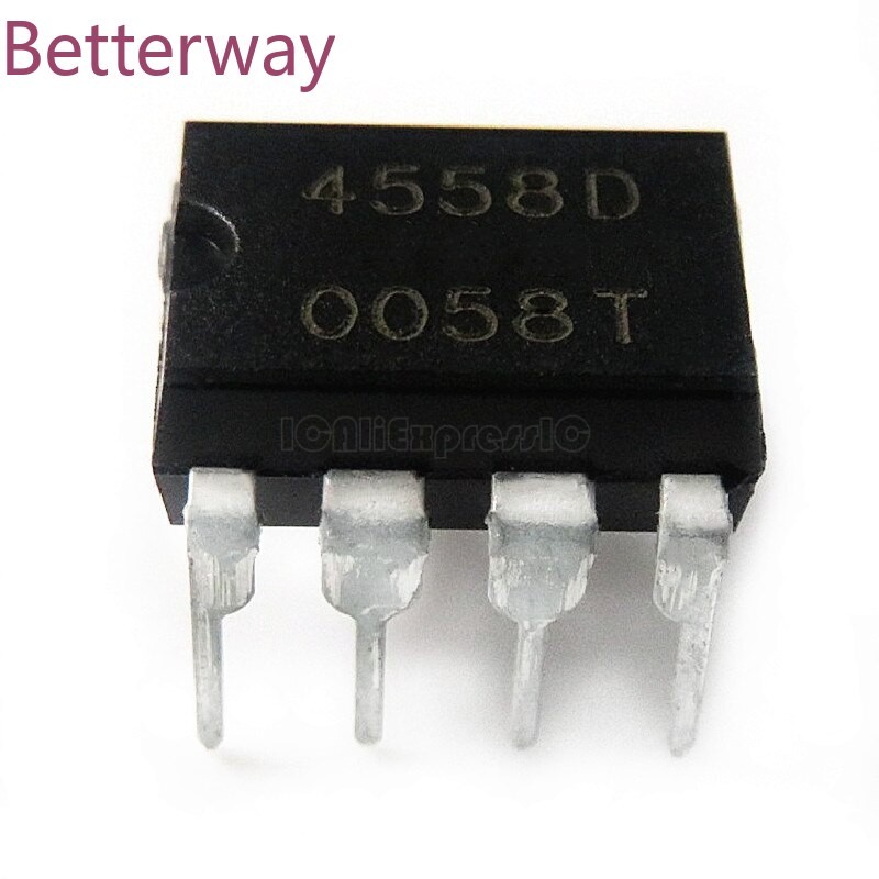 20 chiếc 10 chiếc NJM4558D DIP8 NJM4558 DIP NJM4558DD JRC4558D JRC4558 RC4558 RC4558P Betterway