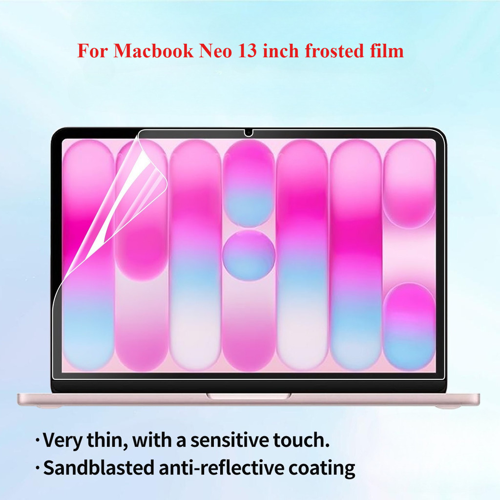 Bảo Vệ Màn Hình Cho Macbook Neo 13 Inch Apple laptop Macbook Pro 14 Inch Air 13 Inch PET Mờ Chống Tr