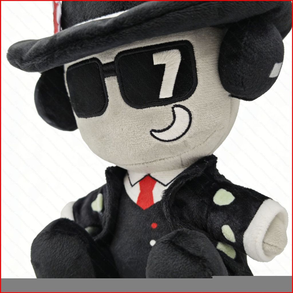 DC1 Roblox Forsaken chance Plushie Suited Guy Sang Trọng Trò Chơi Đồng Hành Búp Bê