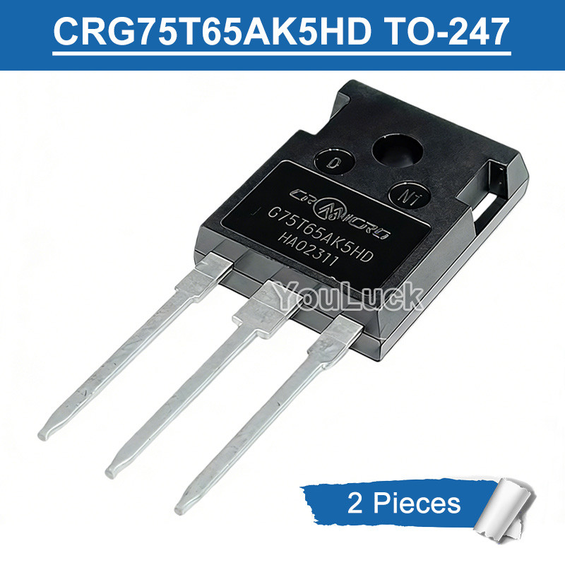 2 Chiếc G75T65AK5HD TO-247 CRG75T65AK5HD 75T65 75A / 650V IGBT Transistor Mới