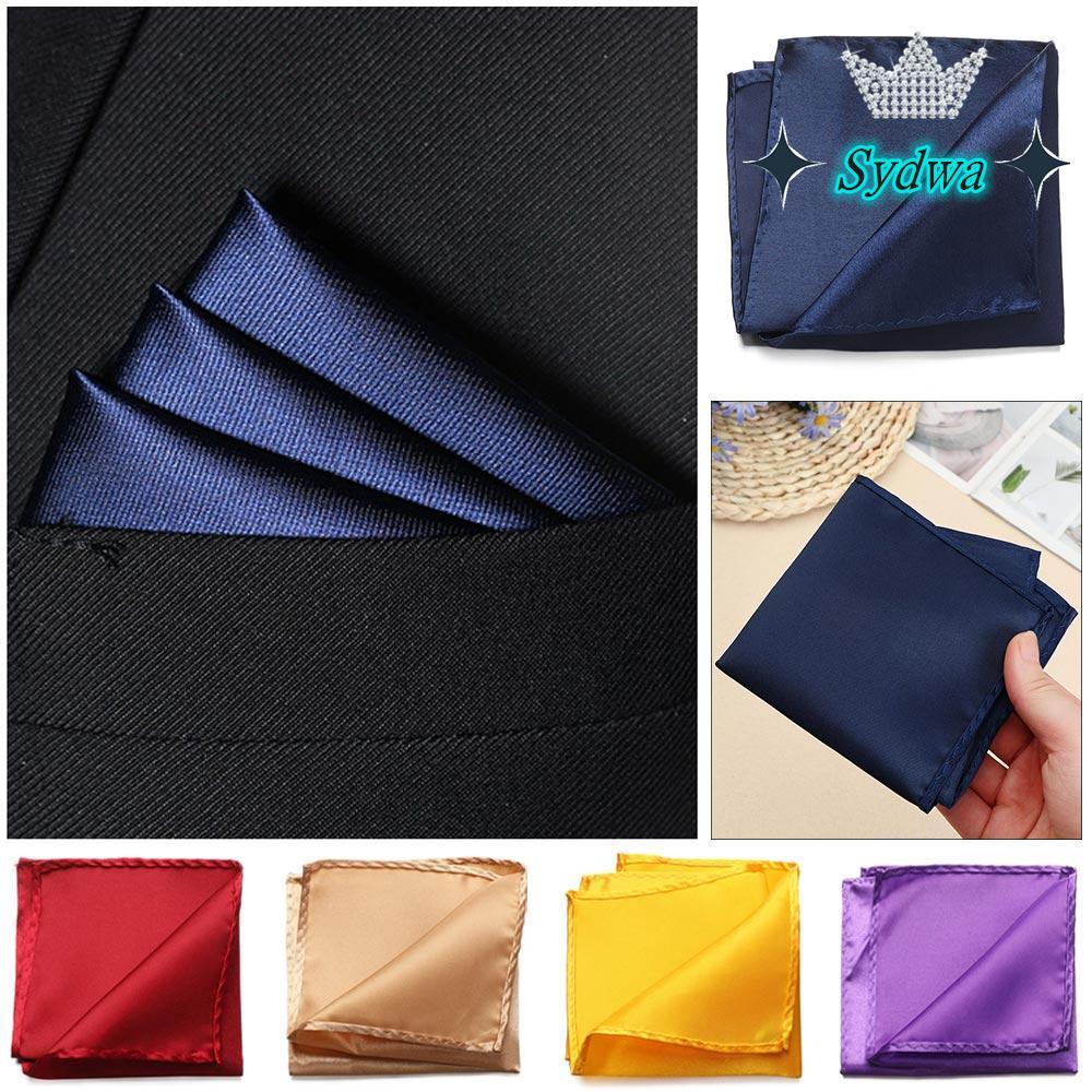 SYDWA Plain Suits Pocket Square Business Ngực Khăn Hanky Suit Hankies Pocket Square