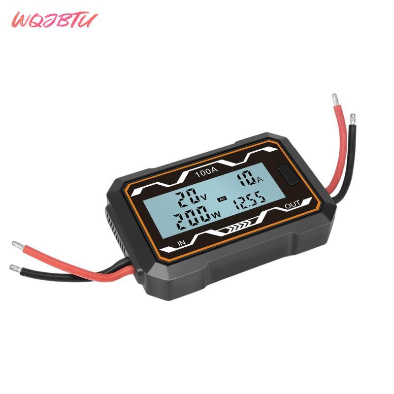 Đa chức năng DC Watt Meter Amp Meter Máy phân tích tiêu thụ điện năng Màn hình LCD để kiểm tra sở th