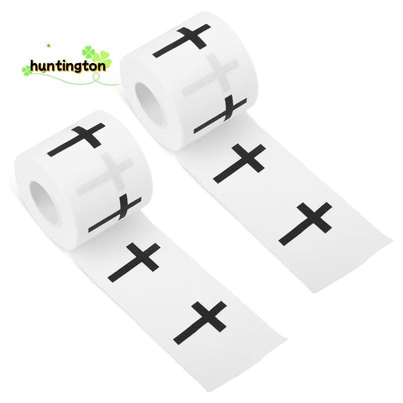 Christian Athletic Tape 2 Cuộn, 23ft Viền Răng Giả Cổ Tay Thể Thao Cotton Thân Thiện Với Da