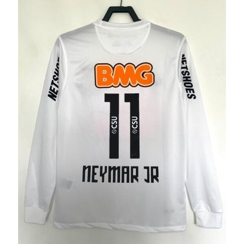 Retro: Áo bóng đá dài tay Santos mùa giải 2013 # NEYMAR JR