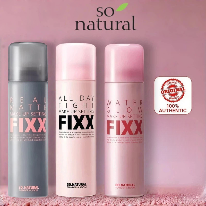 【Mới】Xịt Khóa Makeup So Natural Fixx All Day Tight Make Up Setting Spray 75ml Kiềm Dầu Bền Màu 24H