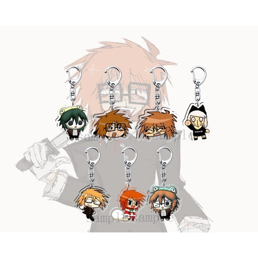 2026 Ranfrening Cartoon Figures Keychain Pendant Bag Charms Satoru Key Ring Cosplay Acrylic Keychain