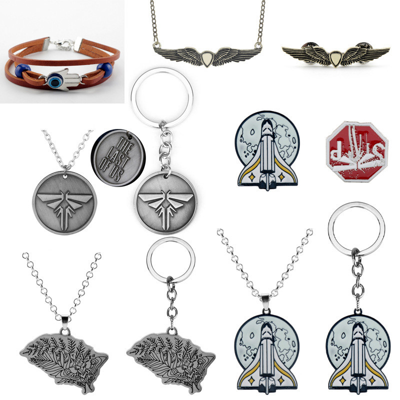 The Last ofUs The Last ofUs 2 Alice Hình Xăm Vòng Cổ Móc Khóa Tina Vòng Tay Tên Lửa Tàu Vũ Trụ Thổ C