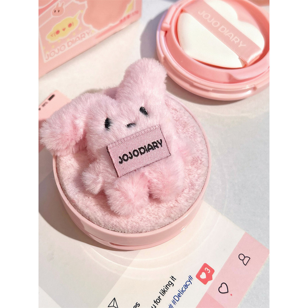 JOJO DIARY / Lâu trôi DIARY Phong cách Hàn Quốc Fluffy Pink Rabbit Trang điểm mềm mại Kem dưỡng da B