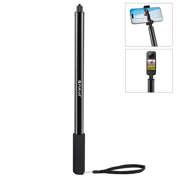 Dropshiping PULUZ 2m Kim Loại Selfie Stick Monopod Cho Insta360 One RS / X2 / X3 / X4 / DJI Osmo 360