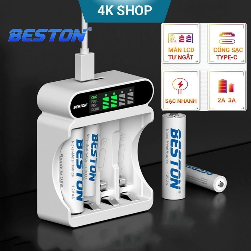 Pin AA và AAA sạc tái sử dụng chính hãng bền bỉ C9023