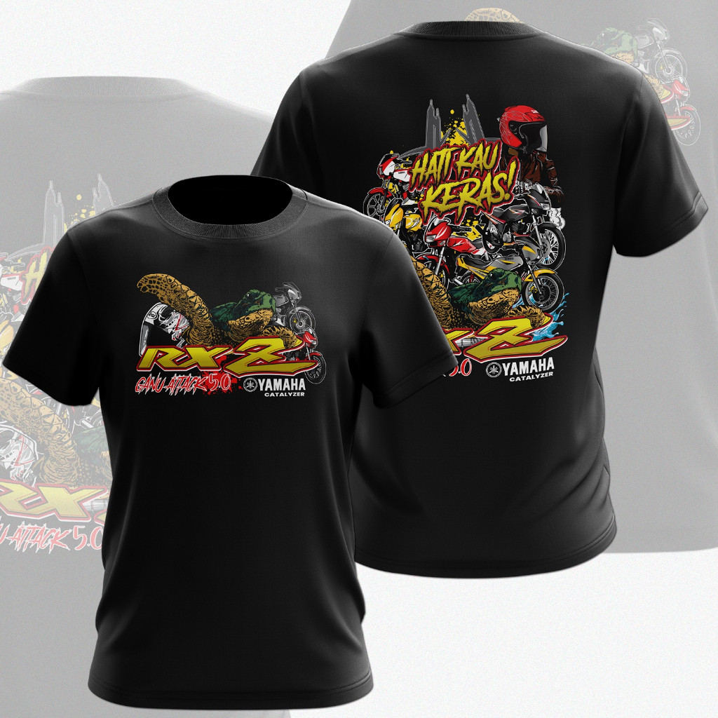 Yamaha Rxz 5.0 Viral 2023hot Áo thun / Baju Microfiber Jersi / Jersey Thăng hoa / Áo thun Jersey