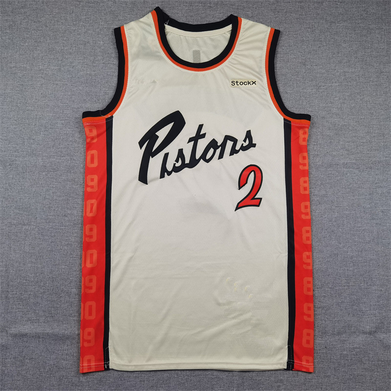 Đồng phục bóng rổ màu be phiên bản thành phố với thẻ Corning Han