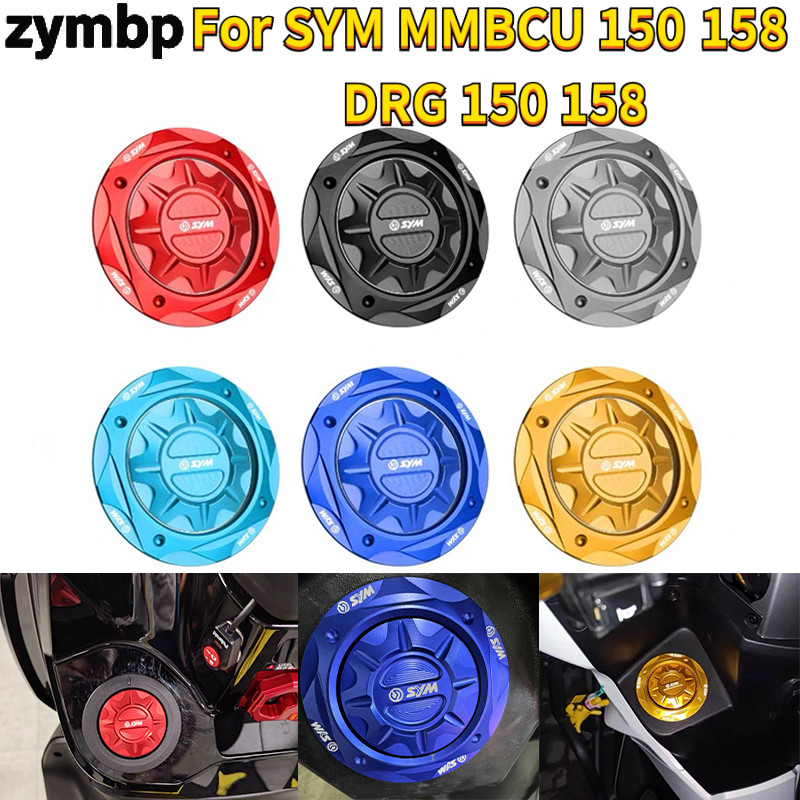 Xe Máy CNC Nhôm Cho SYM MMBCU 150 158 DRGBT 150 158 Dầu Trước Bình Nhiên Liệu Nắp Bao Phụ Kiện Trang