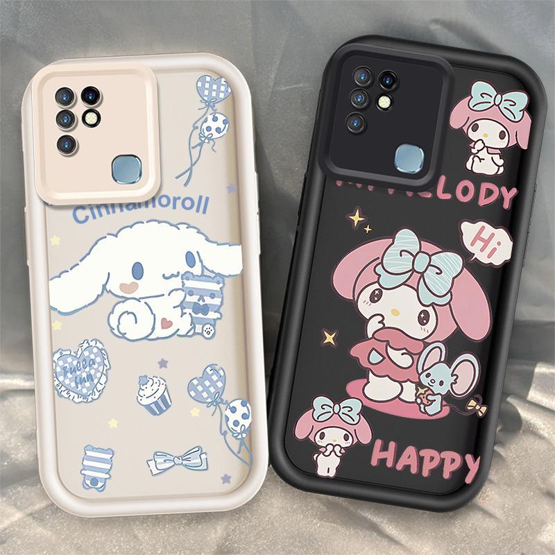 Vỏ Cho Infinix HOT 9Play HOT 10Play HOT 11Play Phim Hoạt Hình Dễ Thương Silicon Cinnamoroll Vỏ Chống