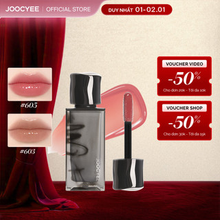  Son Bóng JOOCYEE Smoky Glazed Gloss Dưỡng Ẩm Chăm Sóc Môi Căng Bóng Mượt Môi Trong Suốt Lâu Trôi Che Phủ Rãnh Môi Màu Sắc Thời Trang Tự Nhiên 3g 