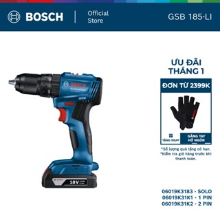  Máy khoan động lực dùng pin Bosch GSB 185-LI 