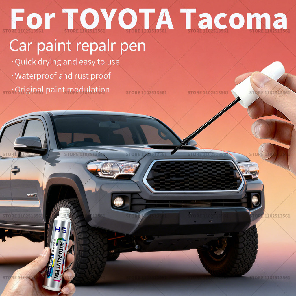 Dành Cho Xe TOYOTA Tacoma Sơn Sửa Chữa Bút Chạm Lên Trầy Xước DIY Phụ Kiện Ô Tô Trắng W09 Đen Đỏ 3H7