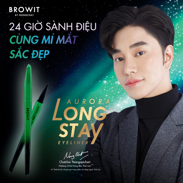 Bút Kẻ Mắt Lâu Trôi Siêu Mảnh Browit Không Vón Cục Kẻ Đều Nét Aurora Long Stay Eyeliner 0.5g | BigBuy360 - bigbuy360.vn
