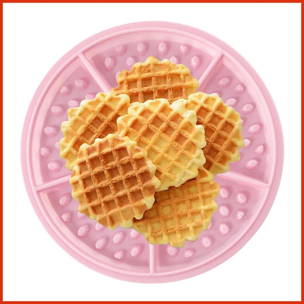 Khuôn Bánh Waffle Silicon Chống Dính Khay Nướng Khuôn Bánh Quy Máy Làm Sô Cô La Silicon Làm Bánh Waf
