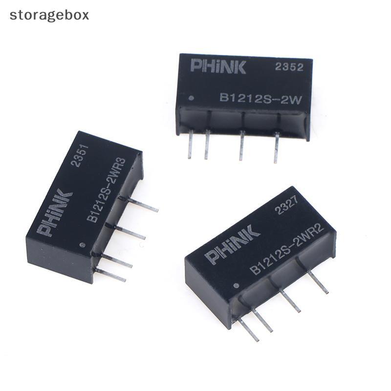 [Hộp lưu trữ] B1212S-2W B1212S-2WR2 / R3 12V Đến 12V DC-DC Mô-đun nguồn cách ly Bảo vệ ngắn mạch Phụ