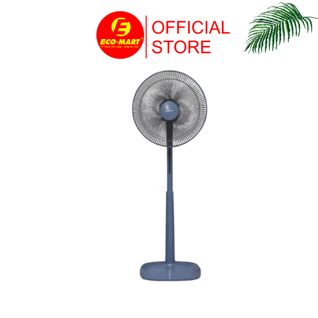 Quạt cây Panasonic F409KB Màu Xanh có lắp đặt