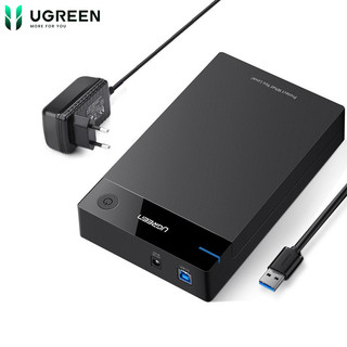 Hộp đựng ổ cứng 3.5/2.5 inch Ugreen 50422 US222 SATA USB 3.0 Hỗ Trợ HDD 16TB 5Gbps