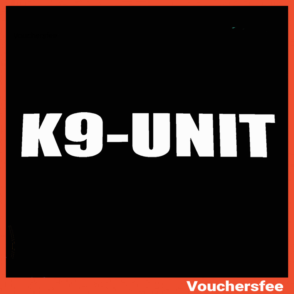 [VOU] K9-Unit Xe Kiểu Dáng Thân Cửa Sổ Phản Quang Đề Can Dán Trang Trí