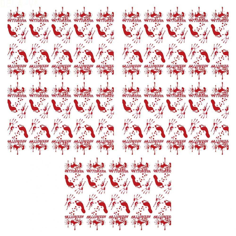 Bloody Handprint Decor Convenient Cleanup Family Gatherings Party Decoration#DELA