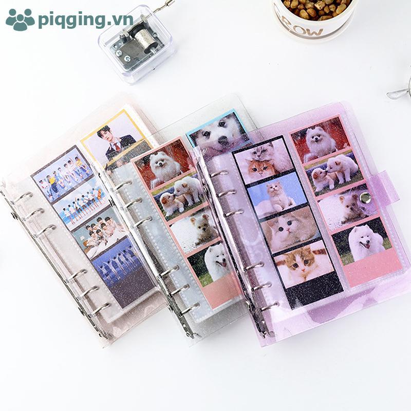 Chất kết dính Photocard lấp lánh Piqging A6 cho 100 dải ảnh 2x6 Inch Album VN