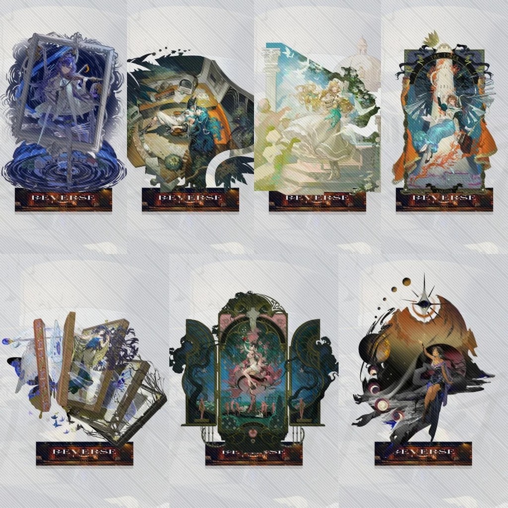 Standee Reverse 1999 mô hình mica acrylic 15cm trang trí bàn học cực đẹp quà tặng game thủ Reverse19