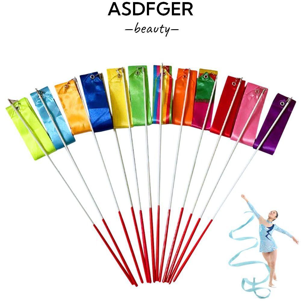 ASDFGER Dance Ribbon Nghệ thuật Tập thể dục Stick Phụ kiện Thể dục nghệ thuật Nhảy múa