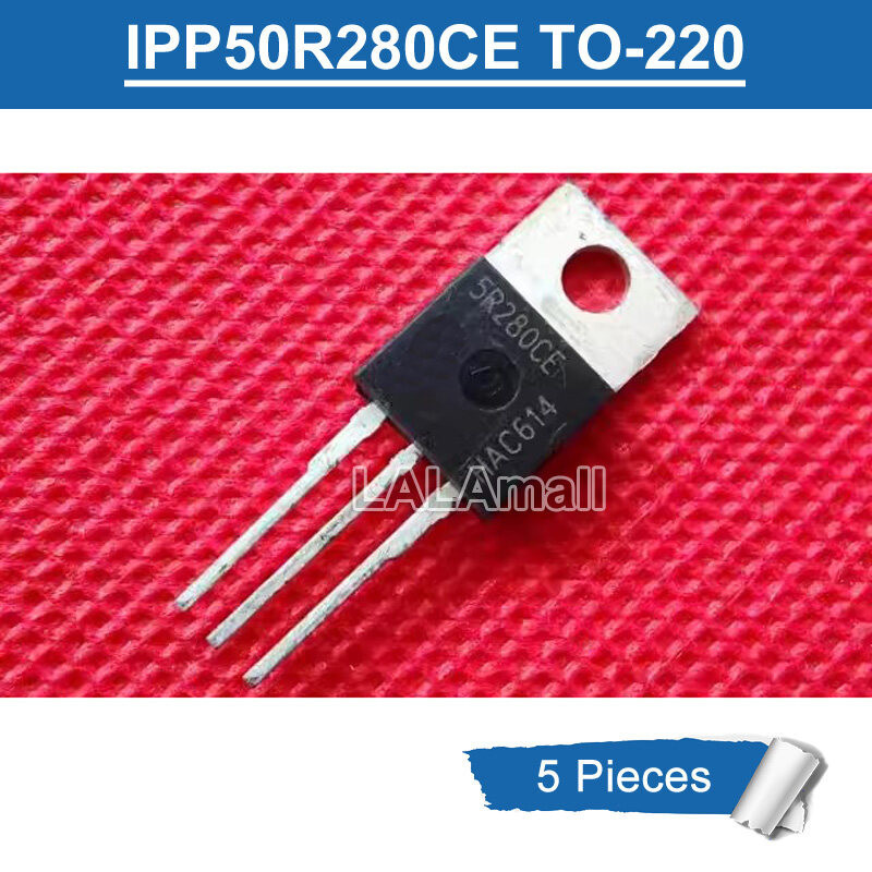 5 chiếc 5R280CE TO-220 IPP50R280CE 5R280 CE TO220 N-Channel MOSFET Transistor mới nguyên bản